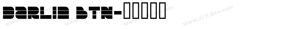 Darlin BTN字体转换